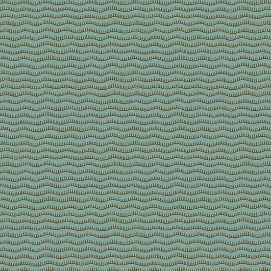 Meadowlark Manor by Andover Fabrics Toothy Wave Teal