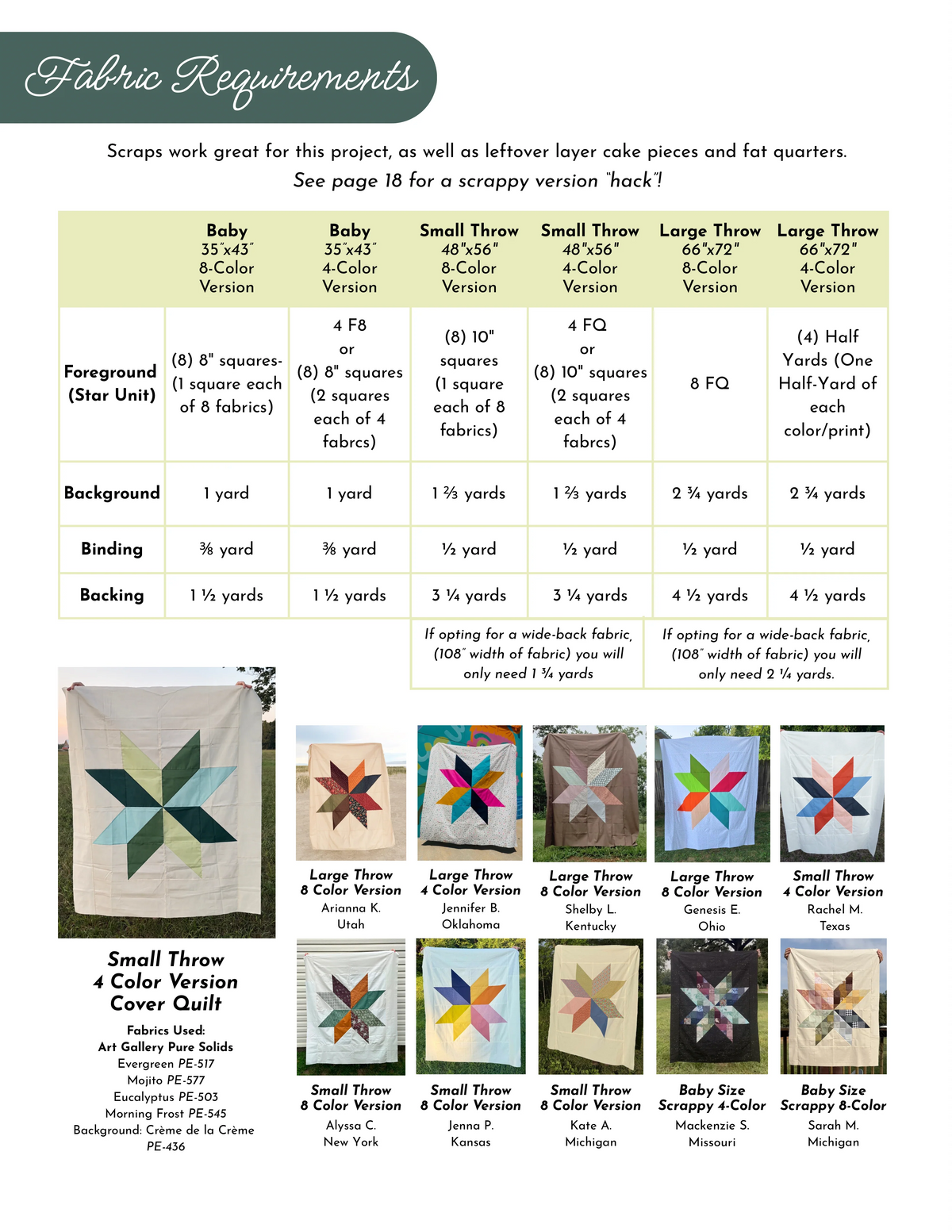 Lakeshore Quilt Pattern