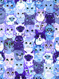 PRE ORDER: Ruby Star Society - Oops! All Cats - Hundred of Cats - Blue