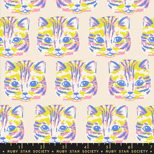 PRE ORDER: Ruby Star Society - Oops! All Cats - Meow Meow - Neon Pink