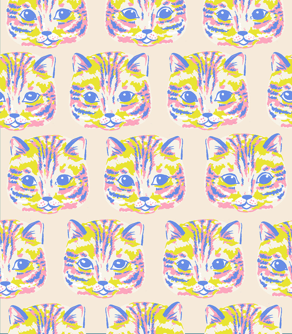 PRE ORDER: Ruby Star Society - Oops! All Cats - Meow Meow - Neon Pink