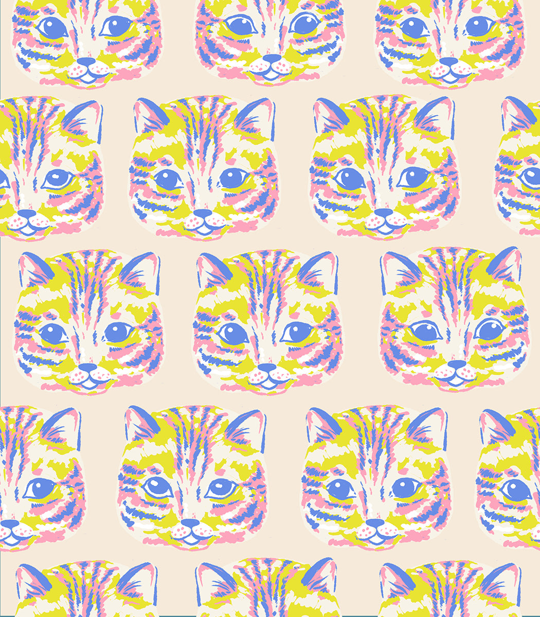 PRE ORDER: Ruby Star Society - Oops! All Cats - Meow Meow - Neon Pink