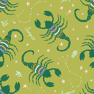 Scorpio - Lime Green - PBS Fabrics
