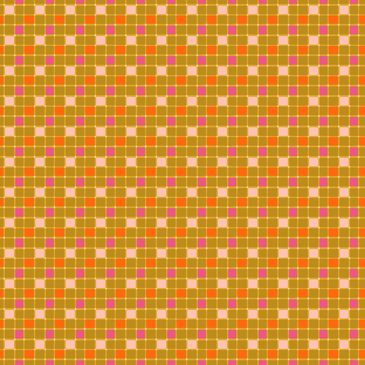 Gingham - Ochre
